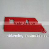 high quality red painted welding alloy point wear resistant farm plowshare