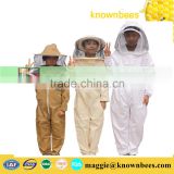 reflective safety overall white child beekeeping suit