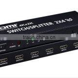 New Products 2016 2X4 4K HDMI Switch/HDMI Splitter EU thumbnail-1