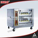 3 Decks Commercial Deck Style Gas Pizza Oven For Sale And Price/Bakery Plant/Bakery Facilities thumbnail-1