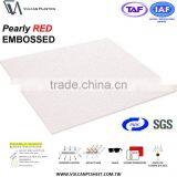 Greenhouse Polycarbonate Solid Embossed Sheet (Pearly RED) thumbnail-6