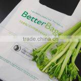 100% Biodegradable Certificated Cornstarch Eco Supermarket Compostable Shopping Bags thumbnail-6