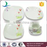 4pcs Hotel Porcelain Dinner Plate Sets Wholesale thumbnail-1