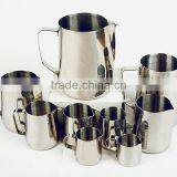 Stainless Steel Milk Pour Pot Cup Mug Frothing Pitcher With Measurements thumbnail-6