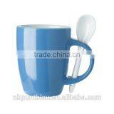 Ceramic Mug With Spoon 260ml thumbnail-2