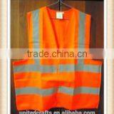 Reflective Neon Safety Vest High Visibility Hike Running Cycling Emergecy Orange thumbnail-1