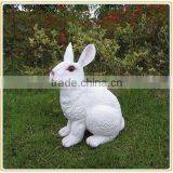 Bespoke Resin Decorative Lovely Standing Rabbit Sculpture for Garden Decoration thumbnail-3