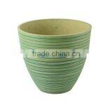 Cheap Eco-friendly Round Weather Resistant Plastic Planter Recycled Durable Supplier thumbnail-4