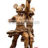 Lover Famous Bronze Mikey Mouse Cartoon Statues thumbnail-1