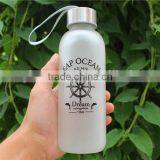 Frosted Glass Water Bottle With Cloth Cover thumbnail-5