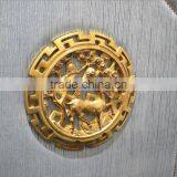 BISINI Luxury Gold Foil Single Seater Arab Sofa thumbnail-4