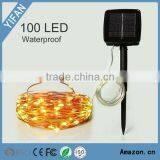 String Lights,Mulcolor 100 LED 33ft/10m Globe Fairy Lights Christmas Lights for Garden Patio Party and Holiday Decoration thumbnail-1