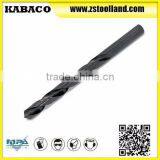Hot Sell Black Oxide 118 Degree HSS Straight Handle Shank Twist Drill Bit For Metal