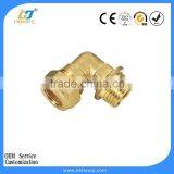 Brass Compressor Flare Elbow 1/4" x 1/8" thumbnail-3