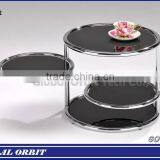 Modern Stainless Steel Round Table Design thumbnail-3