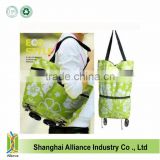 Brand New Large Size Folding shopping trolley bag with 2 wheels