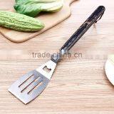 Wholesale Wooden Handle Barbecue Fork Shovel BBQ Tong Set thumbnail-2