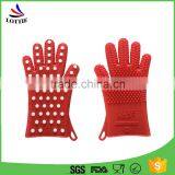 2016 Hot Selling FDA Grade Kitchenware Baking Silicone Oven Mitt Microwave Oven Gloves thumbnail-1