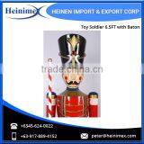 Toy Soldier 6.5ft With Baton - Traditional Christmas Decoration thumbnail-4