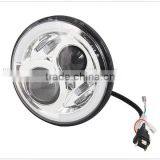 IP68 7 Inch Landrover Defender LED Headlights Hi-low Beam Moving Driving LED Headlamp thumbnail-2
