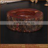 Natural Bark Wood Ashtray thumbnail-4