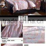 Jacquard Home Textile Imitated Silk Woven 4-9 Pcs Rayon Silk Bedding Set thumbnail-2
