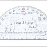 China Kearing Brand High Quality Transplant Plastic Military Round Protractor Plotter#KMP-1 thumbnail-2
