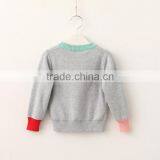 Warm Girls Rainbow and Cloud Pattern Patchwork Sweater Pullover With Cheap Price thumbnail-5