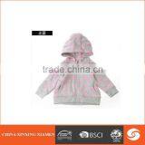 China Supplier Long Sleeve Fur Collar Children Fleece Jacket