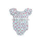 Baby Romper In China NewBorn Baby Girls Vintage Flower Jumpsuits thumbnail-4