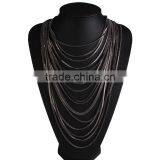 2016 Europe and the United States the New Multilayer Long Thin Chain Necklace thumbnail-2