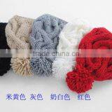 Fashion Computer Knitted Beret Hats in White Majored Producer Factory thumbnail-4