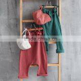 Boutique Design Muslim Crinkle Infant Romper ClothesToddler Girl Summer Playsuit thumbnail-1