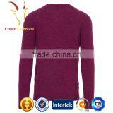 Men Custom Knit Pure Cashmere Wool Sweater thumbnail-5