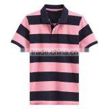 Design Your Own Wholesale Cheap Polo Collar Custom Striped t Shirt thumbnail-2