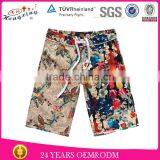 Fashion 100% Cotton Printed Design Your Own New Style Custom Mens Shorts thumbnail-1