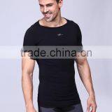 High Quality Mens Seamless Compression Running Short Sleeve TShirts thumbnail-1
