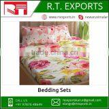 Hot Sale Indian 100% Cotton Bed Sheet Bedding Set thumbnail-1
