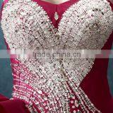 High Quality Red Fish Feast Slim Evening Dress Without Shoulder for Women 2016 thumbnail-4