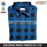 Checked Plaid 100% Cotton Flannel Shirts for Men thumbnail-1