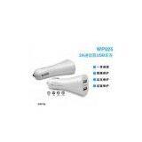 OEM 5V-1A/2A Output Dual Port USB Car Charger Motorola Mini Adaptor thumbnail-1
