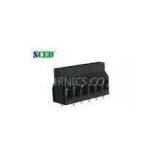 7.62mm Black PCB Terminal Block Connector 300V 10A 2P - 16P for Rail Transportation