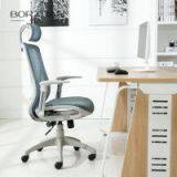High Quality Ergonomic Mesh Office Chairs With Headrest thumbnail-1