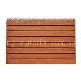 Fire - Resistance Wooden Grooved Acoustic Panel For Offices Walls thumbnail-1