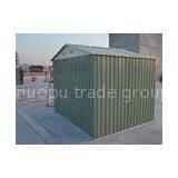 Small Zinc Steel Powder Coated Apex Metal Shed For Tools Storage / Car Garage 6x8 thumbnail-1