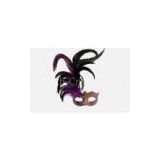 Fashion Venice Carnival Masks For Prom With Gorgeous Feather