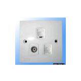Sell Telephone + TV + RJ45 Socket (8-Terminal)