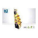 3 Tier Promotion POP Cardboard Display Stand For Cake Retail With Printed Logo