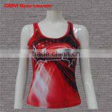 Polyester High Quality Womens Sports Tank Top thumbnail-3