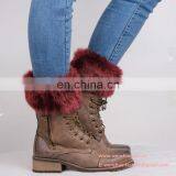 2016 Latest Winter Joker Faux Fur Women Ankle Socks thumbnail-2
